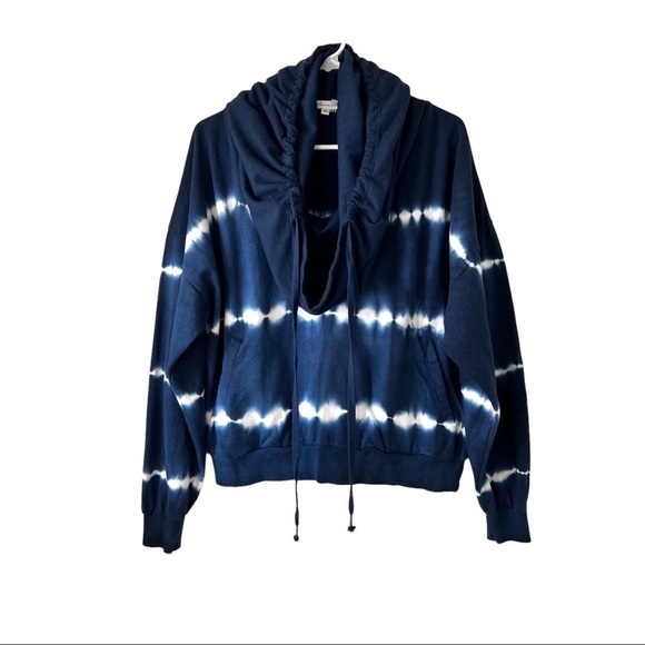 Young Fabulous & Broke Piper Tie Dye Cowl Neck Hooded Sweatshirt - Picture 3 of 16